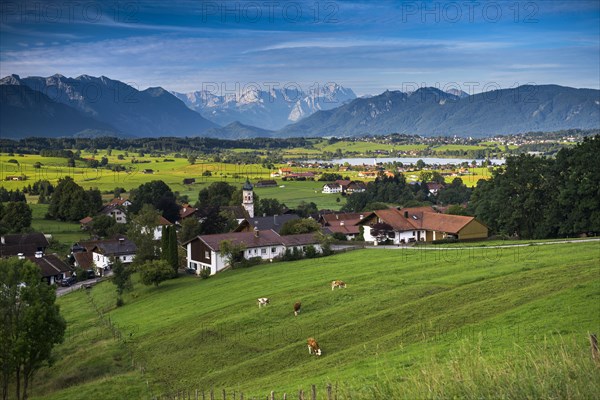 View of the village Aidling