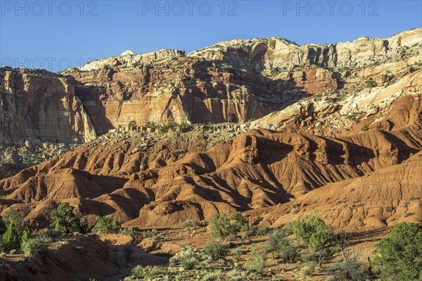 Rocky landscape in Capitol Reef National Park
