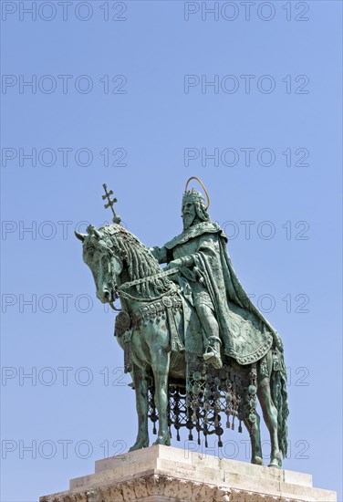 Equestrian statue of King Saint Stephen or Stephen I of Hungary