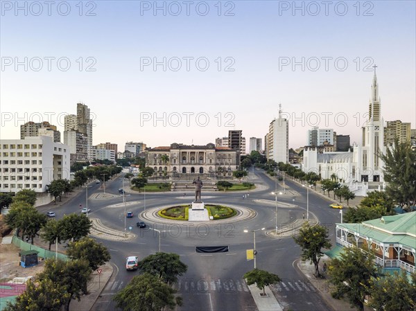 Independence square with City Hall and main Cathedral