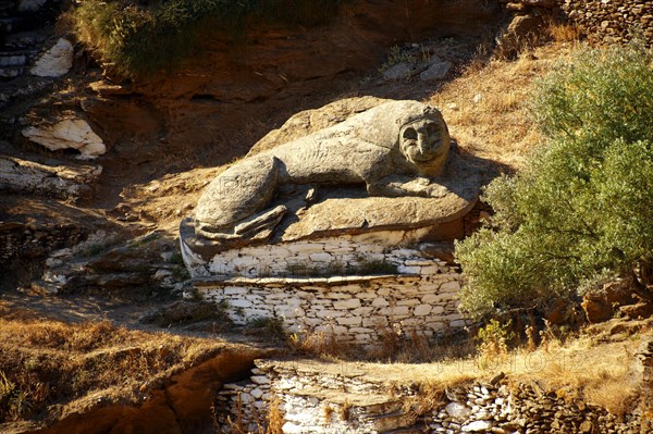 The ancient Lion of Kea