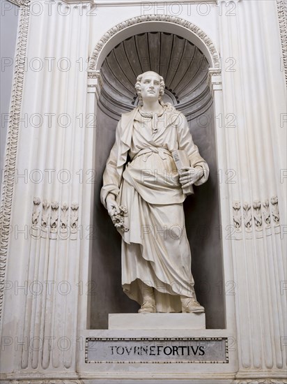 Statue of Tournefortius at Villa Giulia