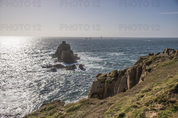 Lands End and Armed Knight offshore rocks