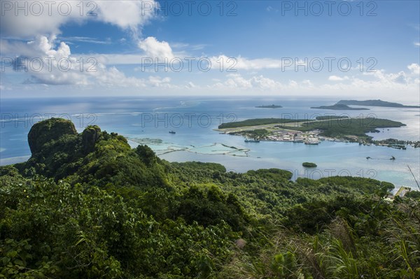 Overlooking the island of Pohnpei and Sokehs rock