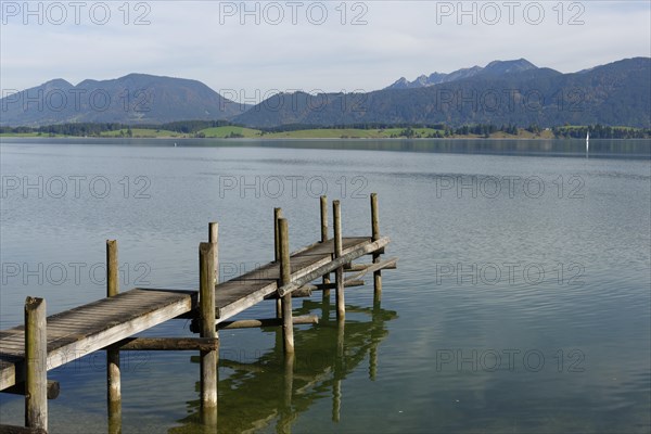 Jetty on Forggensee Lake