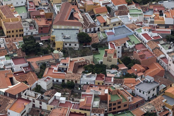 View onto houses