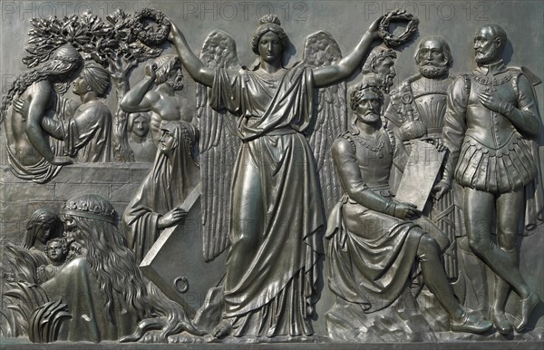 Panel at the Goethe Monument