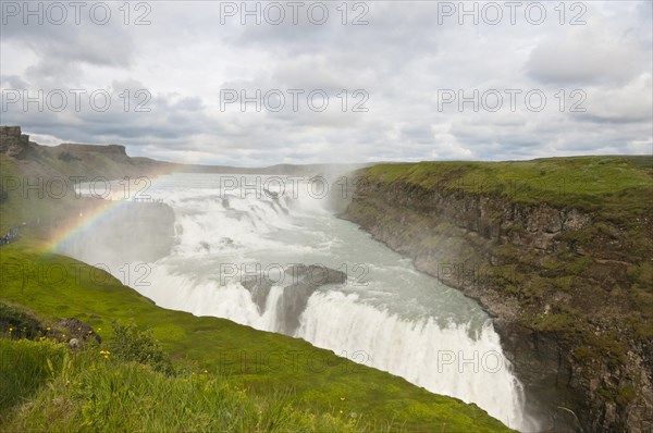 Rainbow over Gullfoss