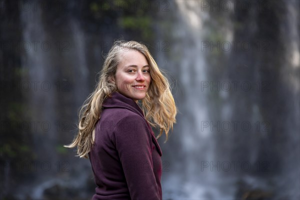 Young woman looking into the camera