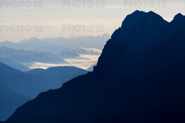 Mt Zugspitze in the morning light