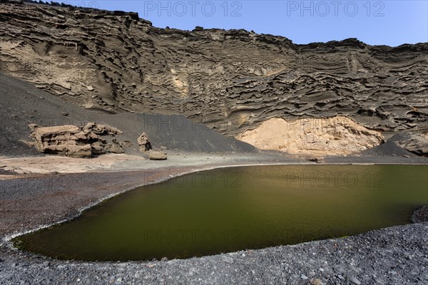 El Golfo volcano crater