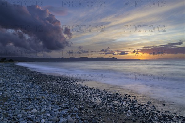 Sunset at the beach