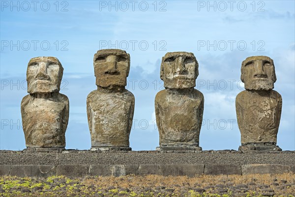 Group of Moai