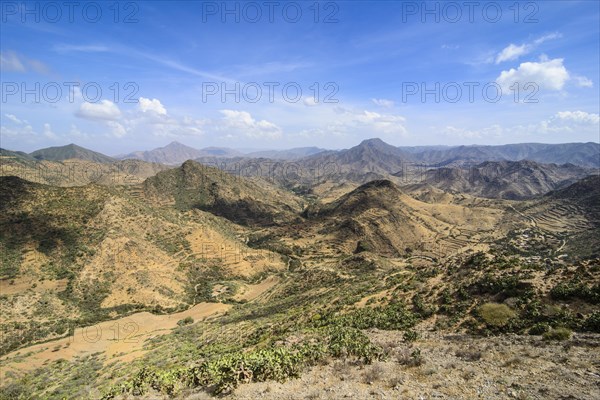 Mountain scenery along the road from Massawa to Asmarra