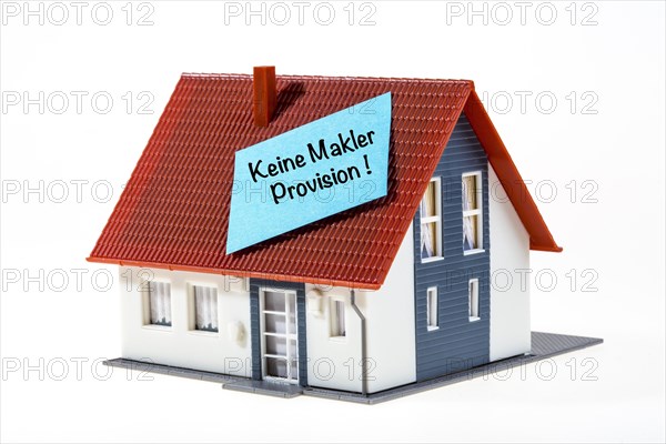 Symbol for real estate no commission in German