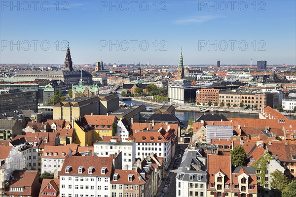 View over the old town from the tower of the Church of the Redeemer