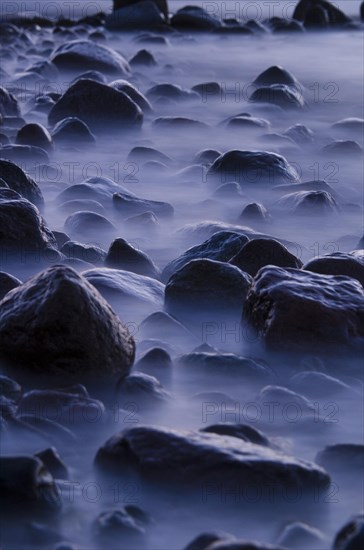 Rocks and surf