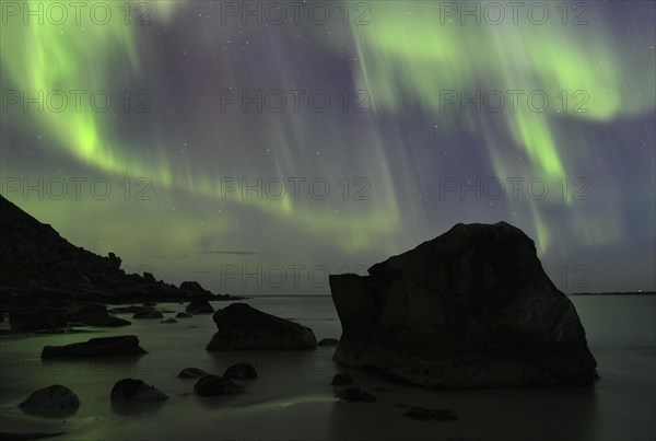 Northern Lights on Utakleiv Beach