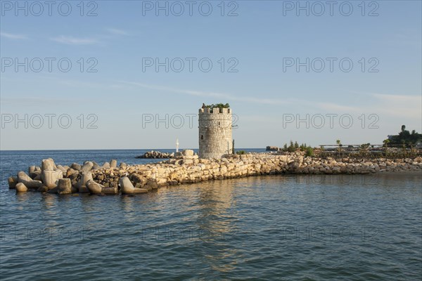 Hitorical tower on the beach