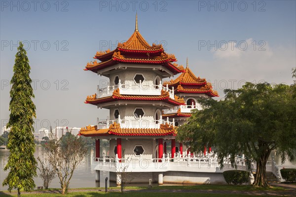 The Twin Pagodas on Jurong Lake