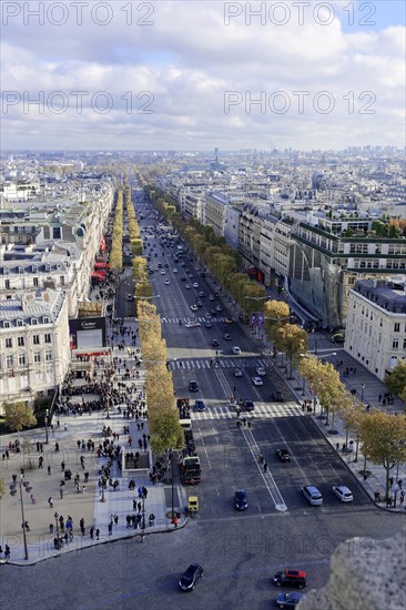 Views of La Defense and the Avenue des Champs-Elysees