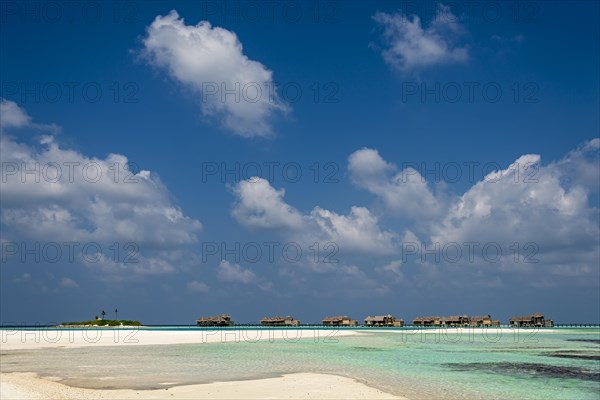 Small islands and water bungalows