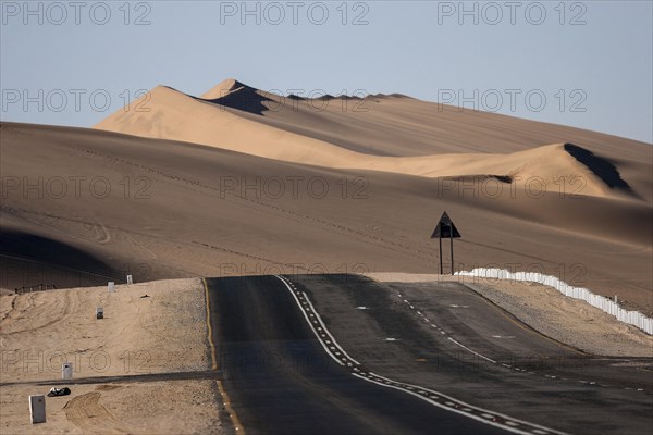 Road B2 between Swakopmund and Walvis Bay