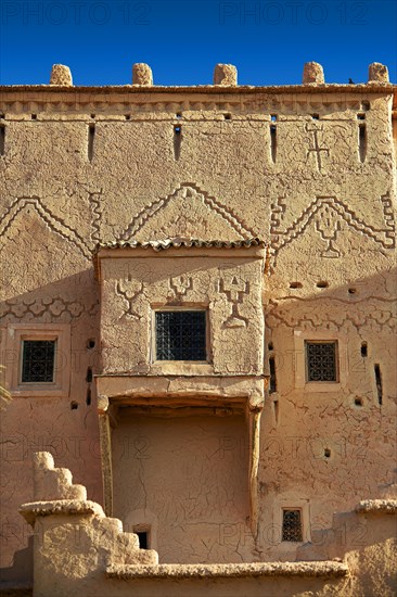 Mud brick Taourirt Kasbah built by Pasha Glaoui