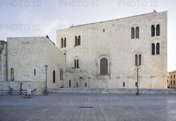 East facade of the Romanesque Cathedral Basilica San Nicola