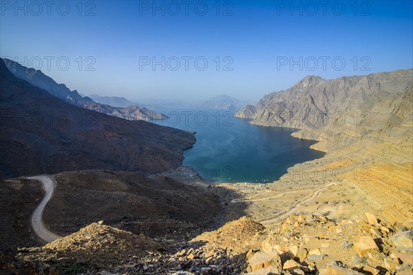 Overlooking the Khor Najd Fjord