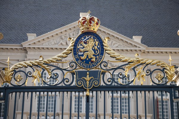 Coat of arms with a crown