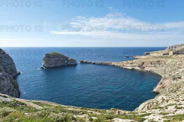 Bay with Fungus Rock and the Azure Window
