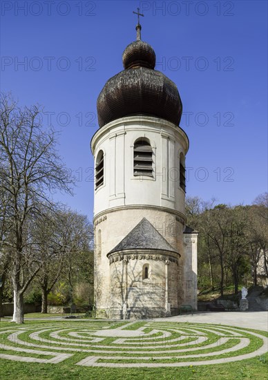 Romanesque ossuary at the parish church of St. Othmar