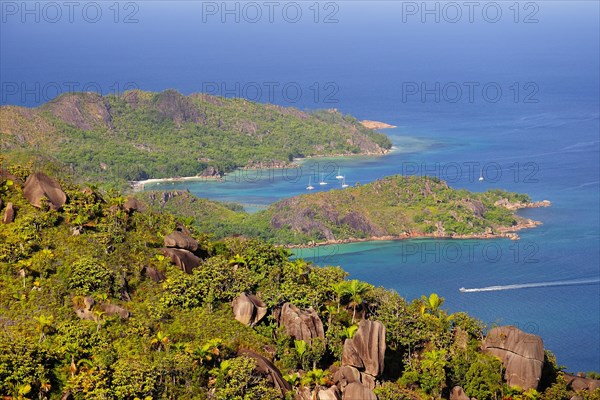 View from the Grand Fond mountain