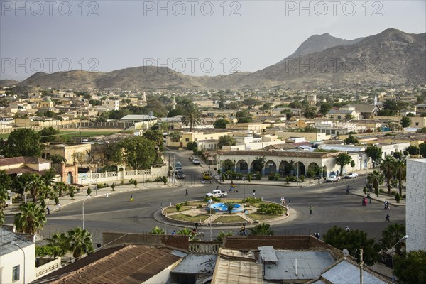 Overlooking the town of Keren in the highlands