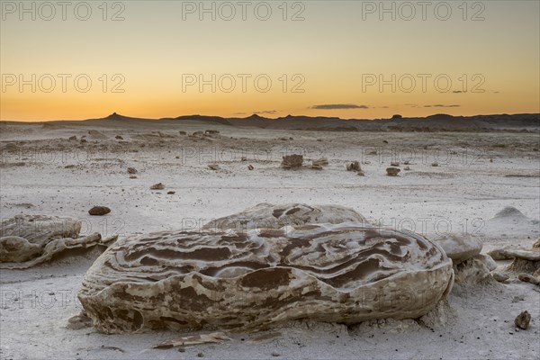 Rock formations in the Bisti Wilderness