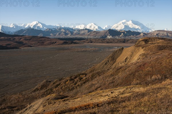Alaska Range with Mount McKinley