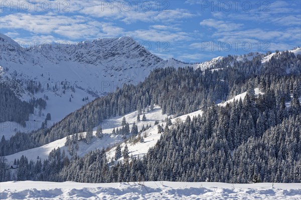 Grosser Traithen mountain with Sudelfeld ski region