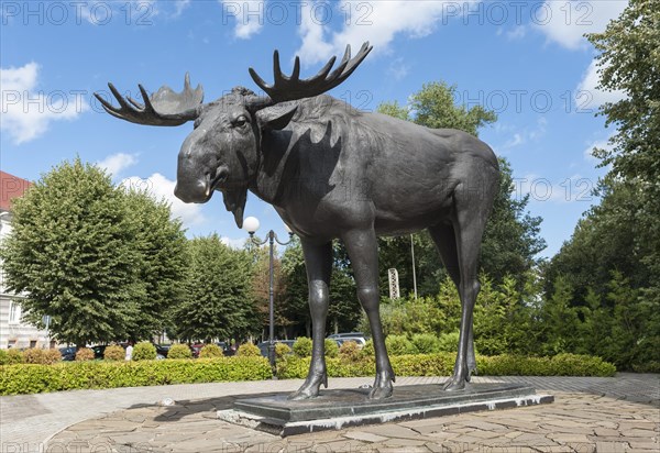 Elk statue