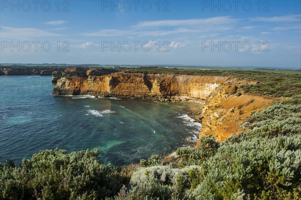 Bay of islands rock formations along the Great Ocean Road