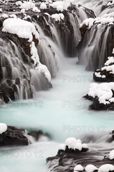 Bruarfoss in winter