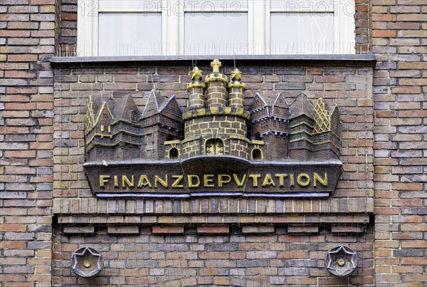 The Ministry of Finance building of the Free and Hanseatic City of Hamburg