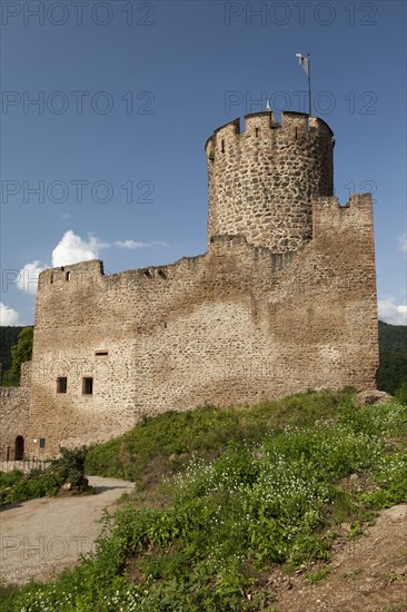 Castle ruins Sentier du Chateau