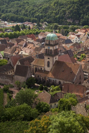 Town view with Church Sainte-Croix