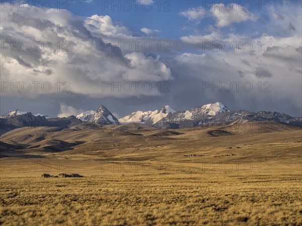 Cordillera Real at sunset