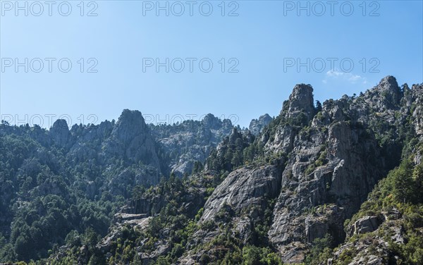 Cliffs in the Tavignano Valley