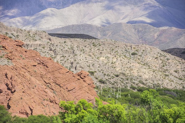 Colourful mountains