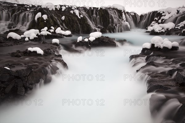 Bruarfoss in winter