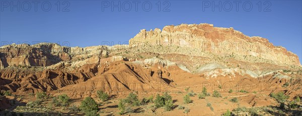 Rocky landscape in Capitol Reef National Park