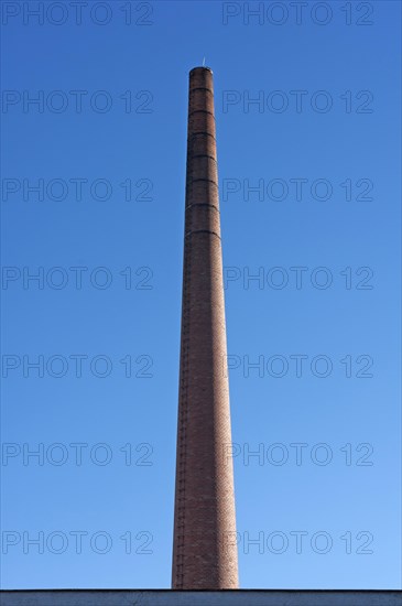Old actory chimney made of bricks